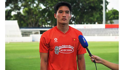  Tân binh Nguyễn Ngọc Mỹ nói gì khi được tập luyện dưới trướng HLV Kim Sang Sik?